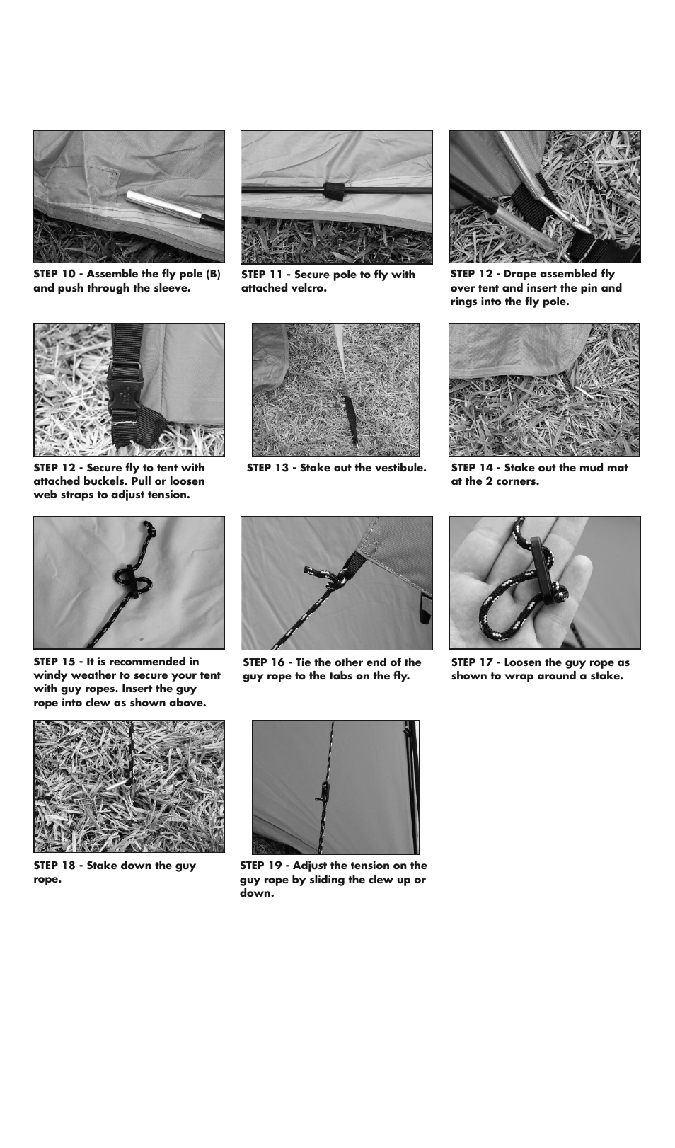 Texsport 01107 Pebble Creek Tent User Manual | Page 2 / 2