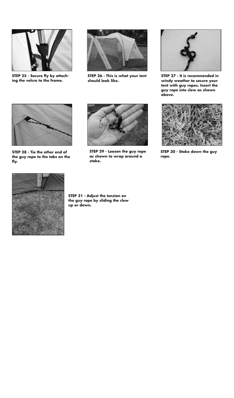 Texsport 01111 Meadow Creek Tent User Manual | Page 3 / 3