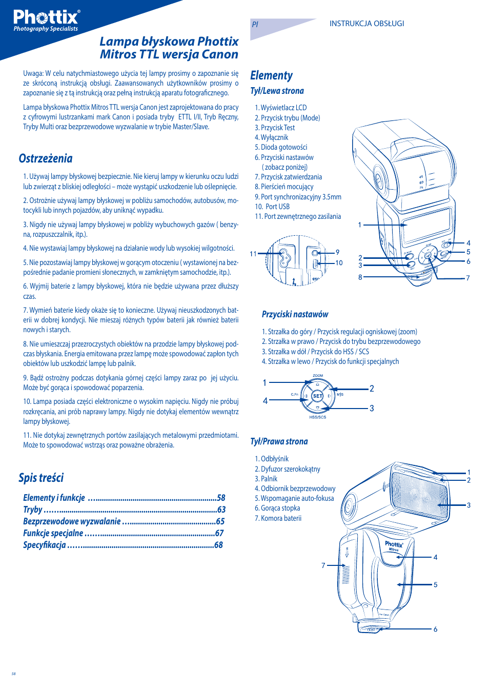 Phottix Mitros for Canon User Manual | Page 58 / 102