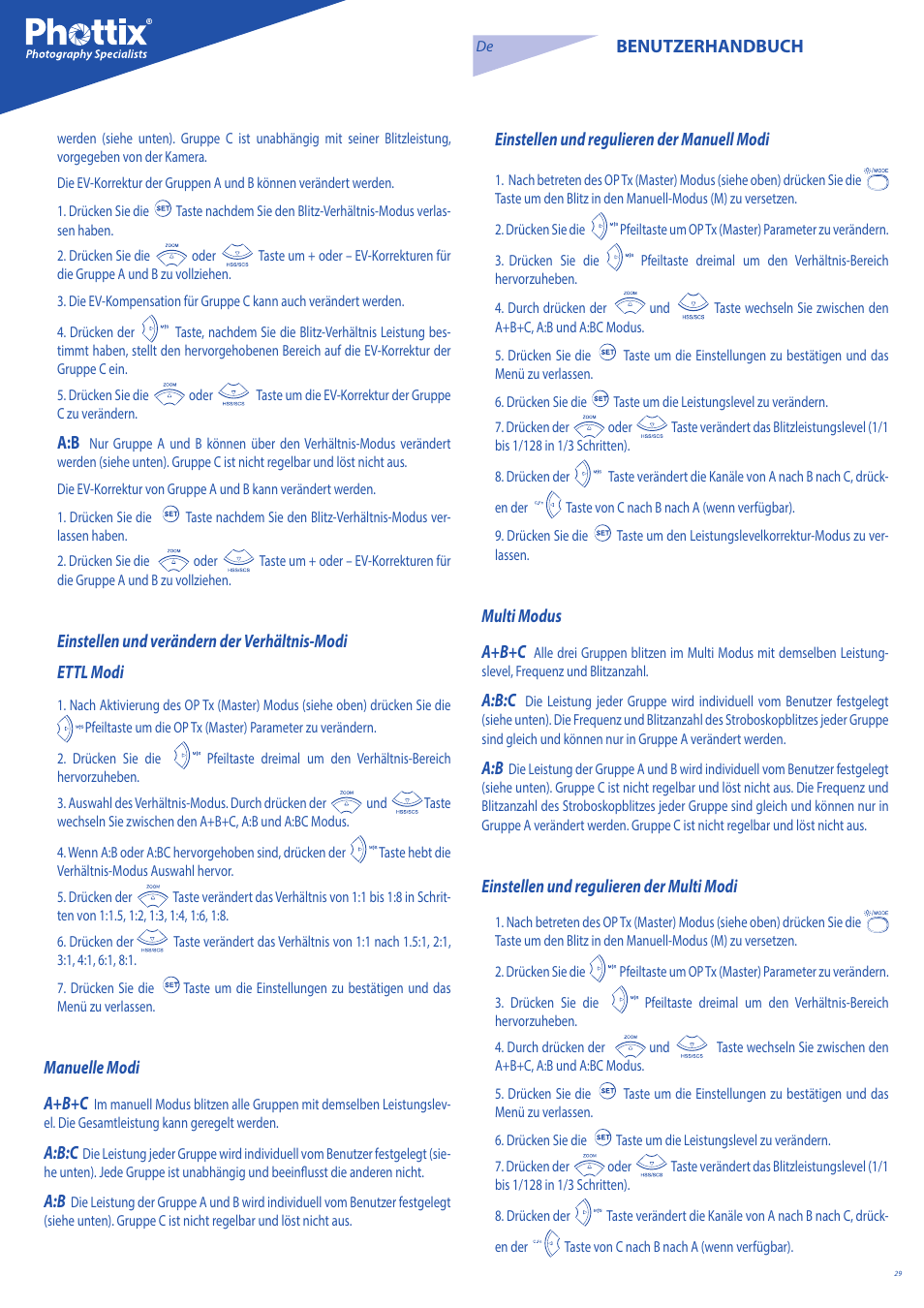 Phottix Mitros for Canon User Manual | Page 29 / 147