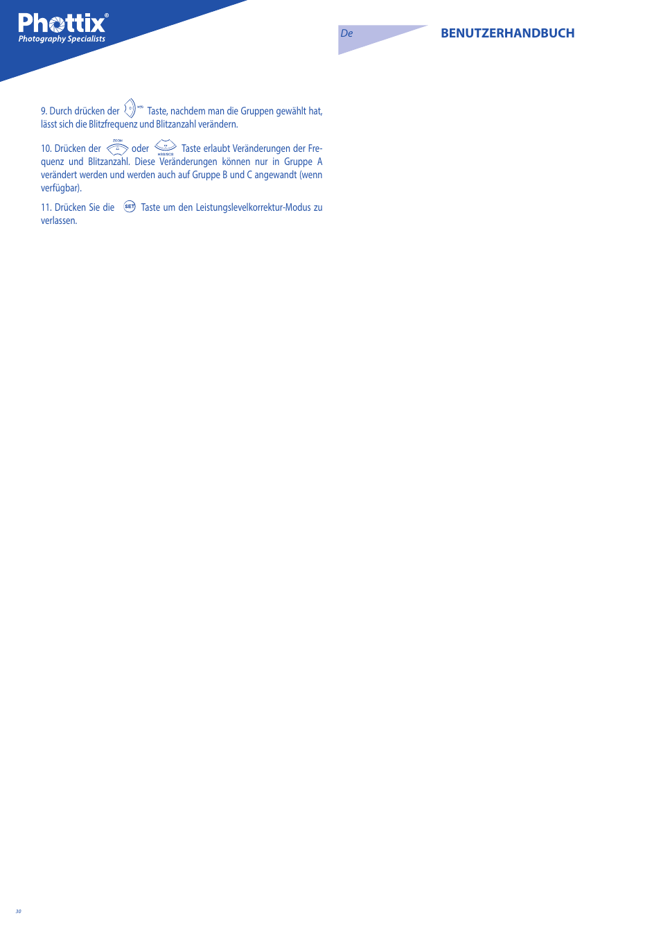 Benutzerhandbuch | Phottix Mitros for Canon User Manual | Page 30 / 147