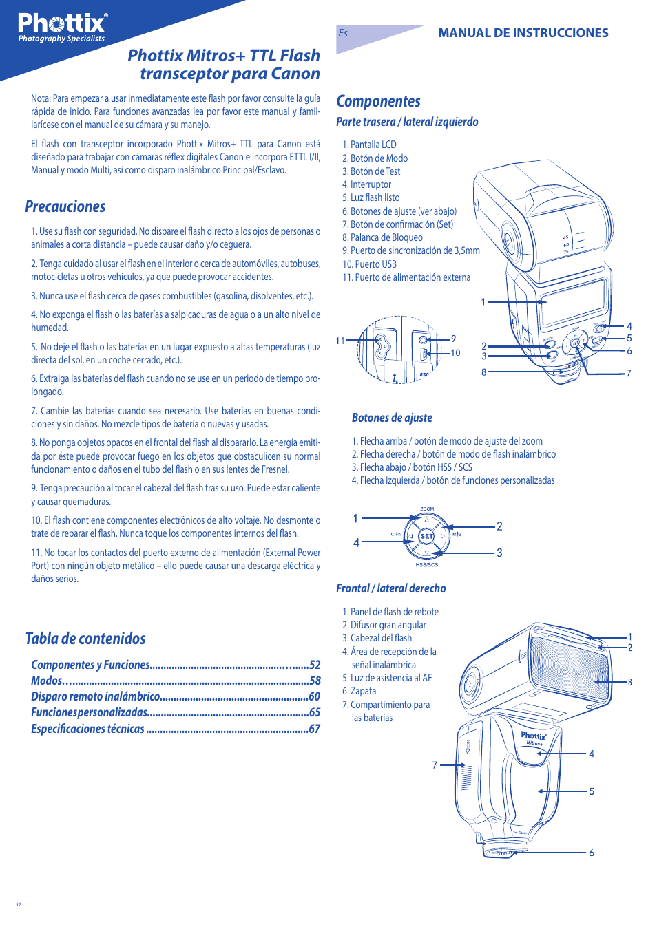 Phottix Mitros for Canon User Manual | Page 52 / 147