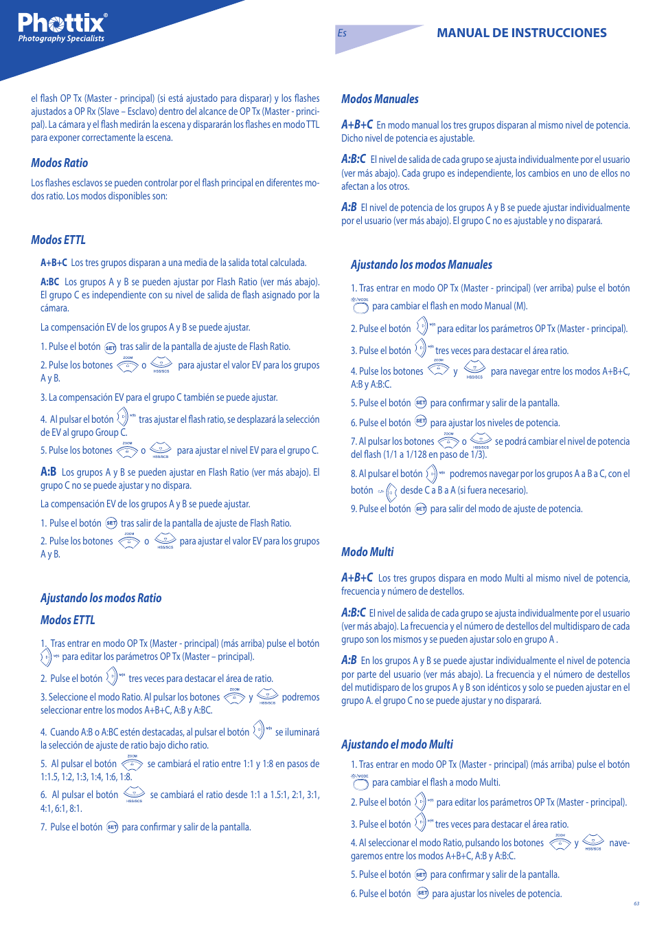 Phottix Mitros for Canon User Manual | Page 63 / 147