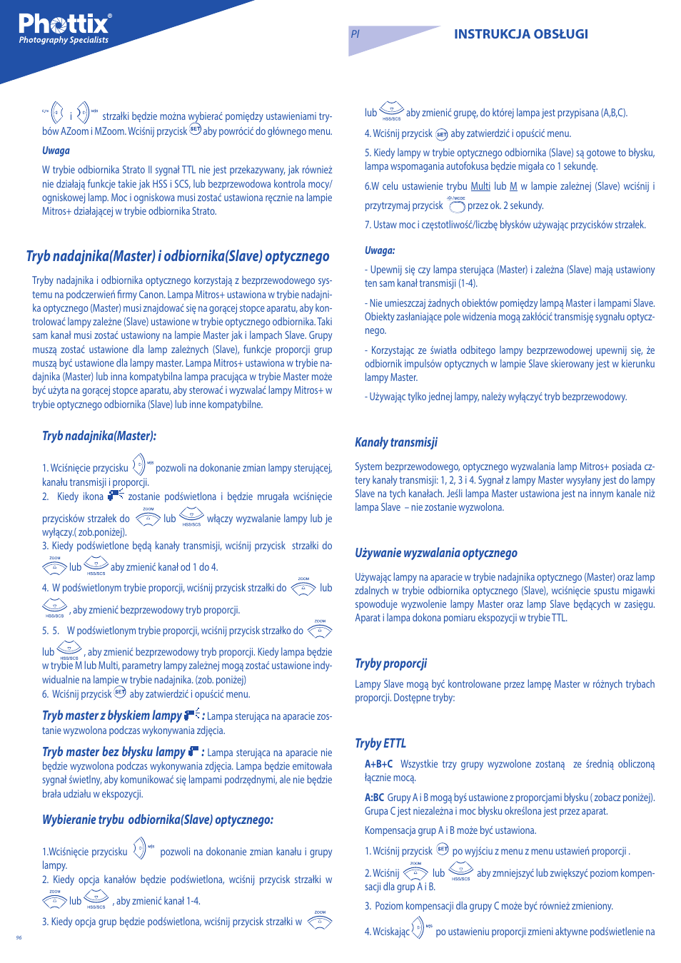 Phottix Mitros for Canon User Manual | Page 96 / 147