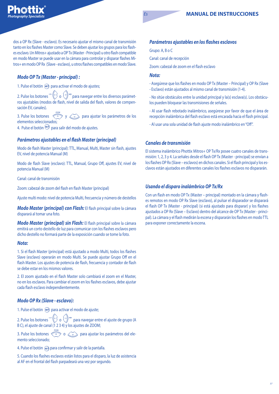 Phottix Mitros for Nikon User Manual | Page 57 / 134