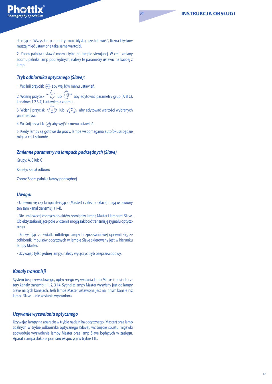 Phottix Mitros for Nikon User Manual | Page 87 / 134