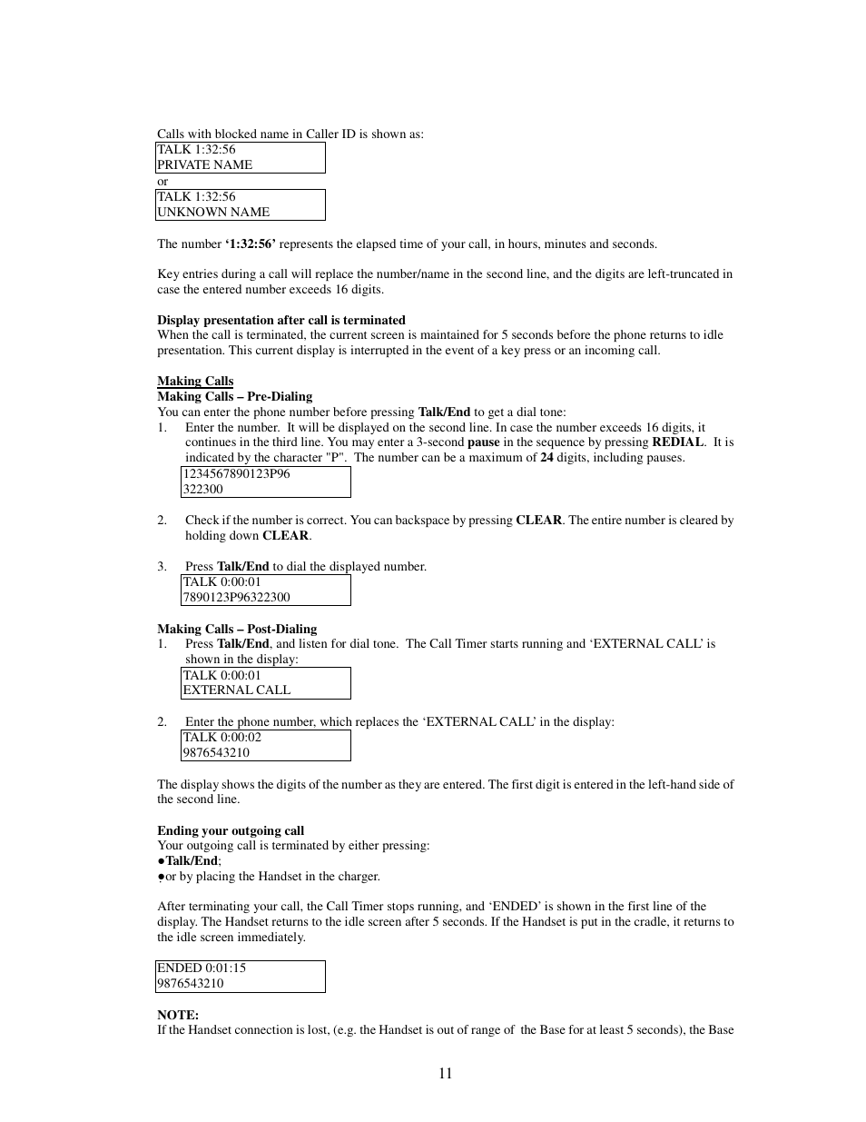 American Telecom ATS 4121CCL User Manual | Page 11 / 28