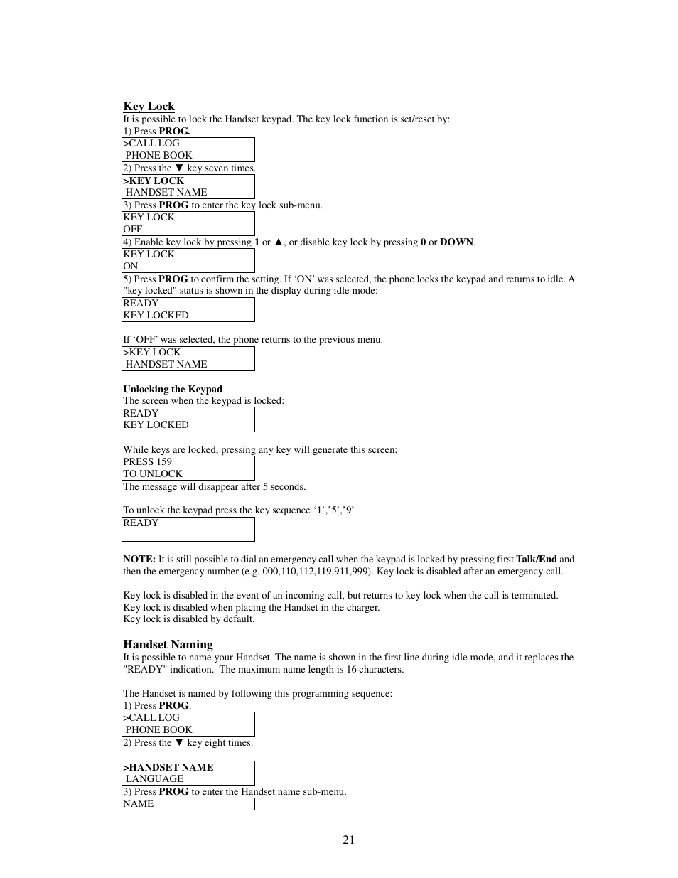 American Telecom ATS 4121CCL User Manual | Page 21 / 28