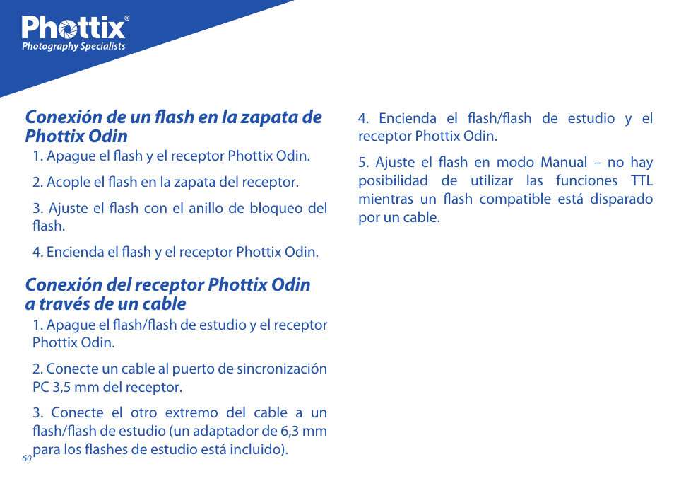 Phottix Odin for Nikon User Manual | Page 60 / 120