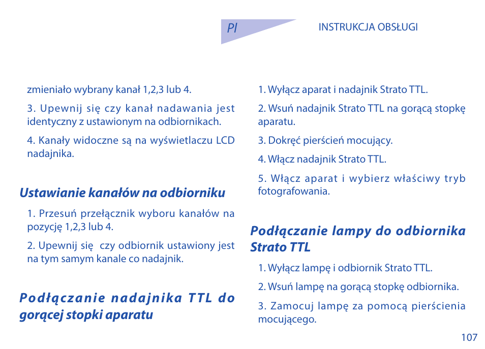 Phottix Strato TTL for Canon User Manual | Page 107 / 167