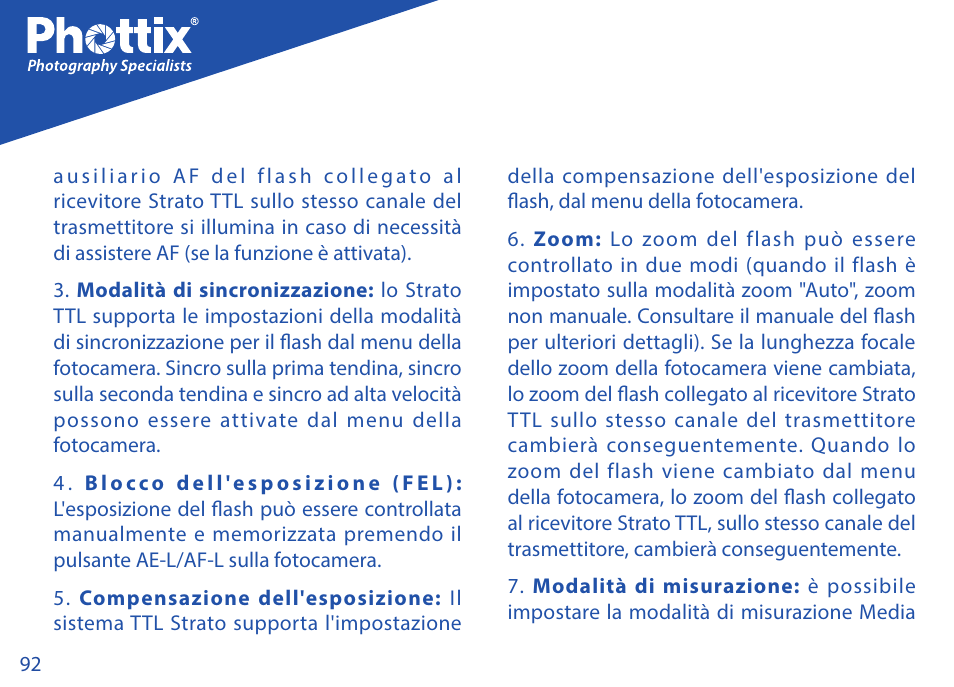 Phottix Strato TTL for Canon User Manual | Page 92 / 167