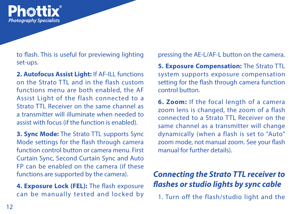 Phottix Strato TTL for Nikon User Manual | Page 12 / 160
