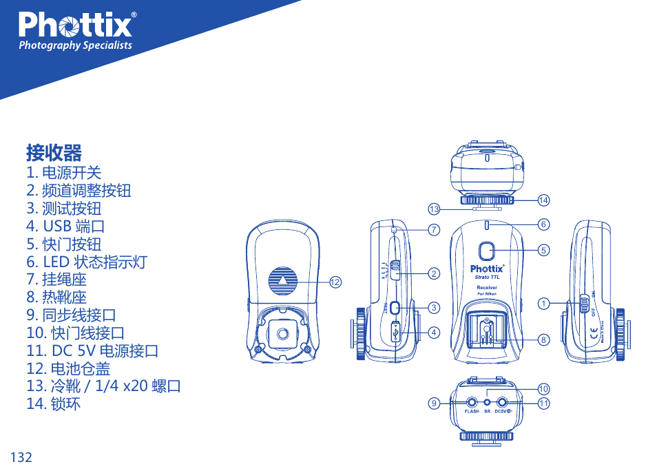 Phottix Strato TTL for Nikon User Manual | Page 132 / 160