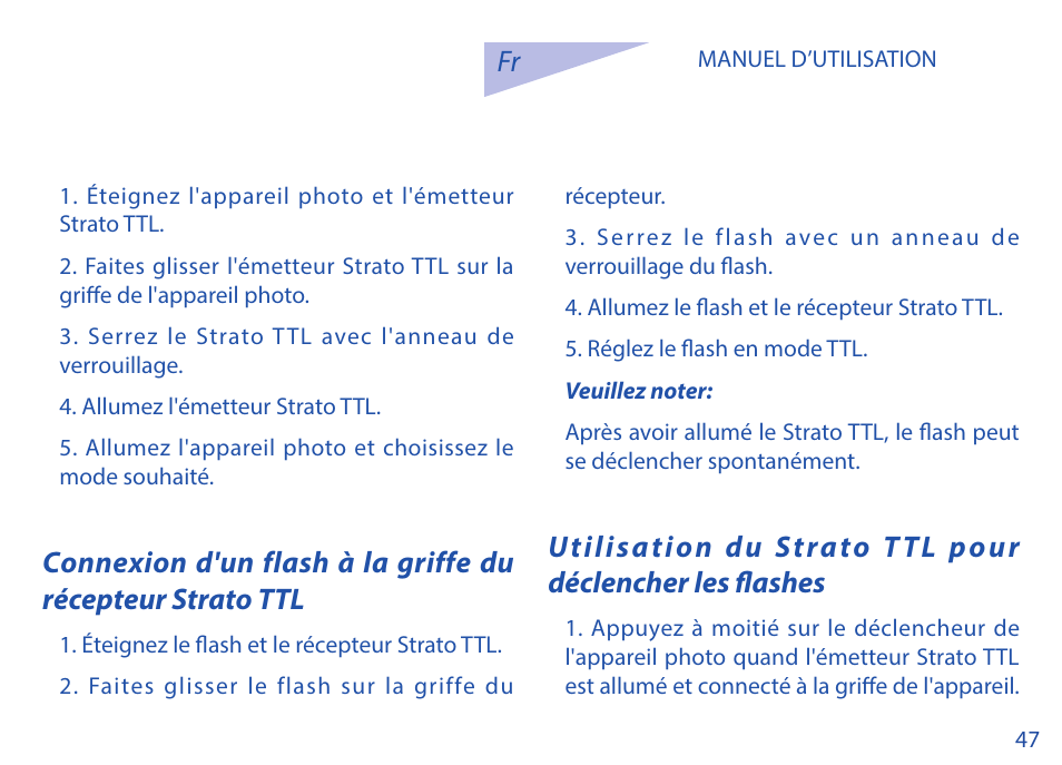 Phottix Strato TTL for Nikon User Manual | Page 47 / 160