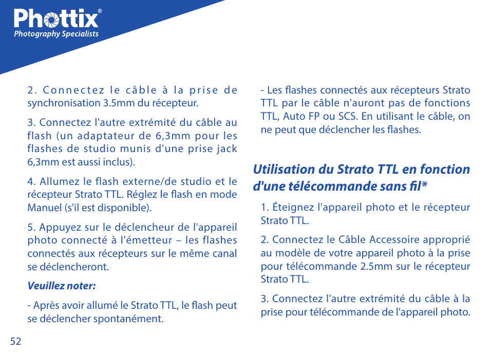 Phottix Strato TTL for Nikon User Manual | Page 52 / 160