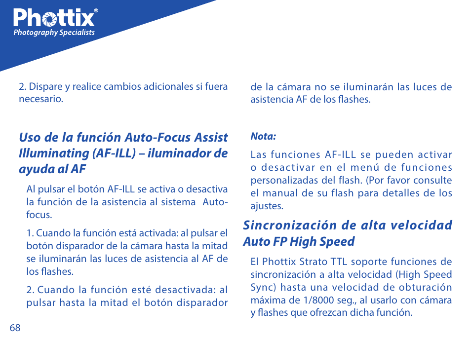 Phottix Strato TTL for Nikon User Manual | Page 68 / 160