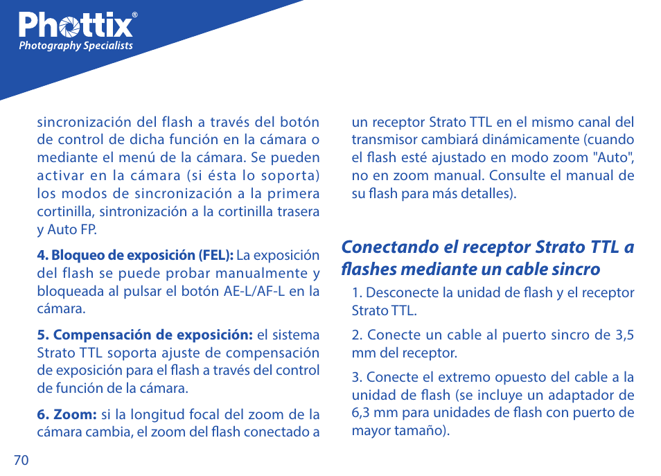 Phottix Strato TTL for Nikon User Manual | Page 70 / 160