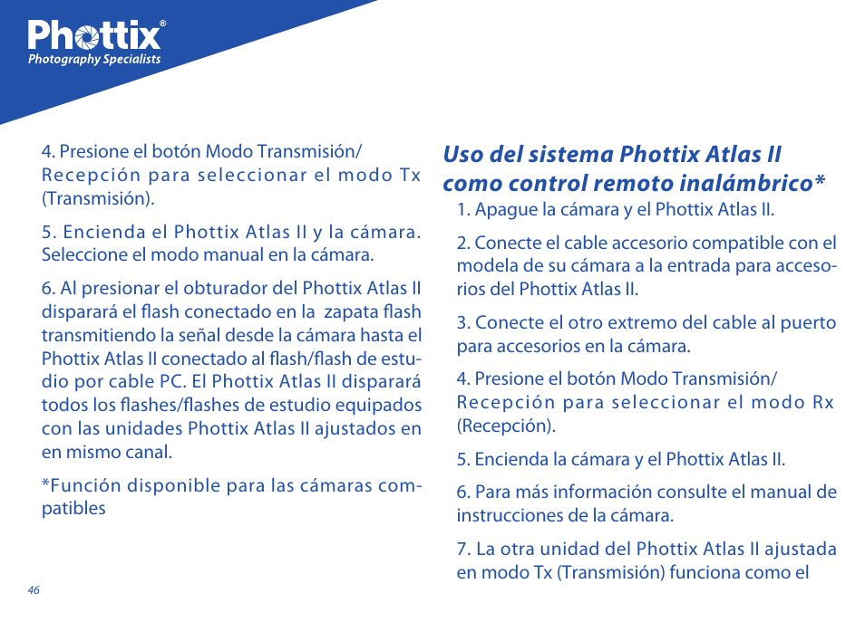 Phottix Atlas II User Manual | Page 46 / 94