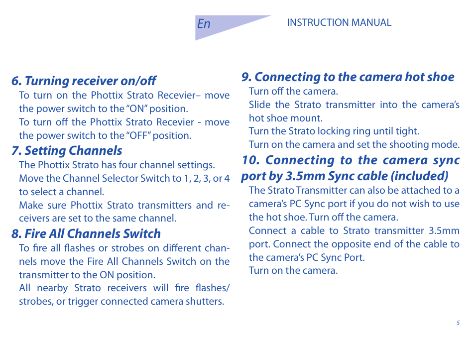 Phottix Strato User Manual | Page 5 / 80