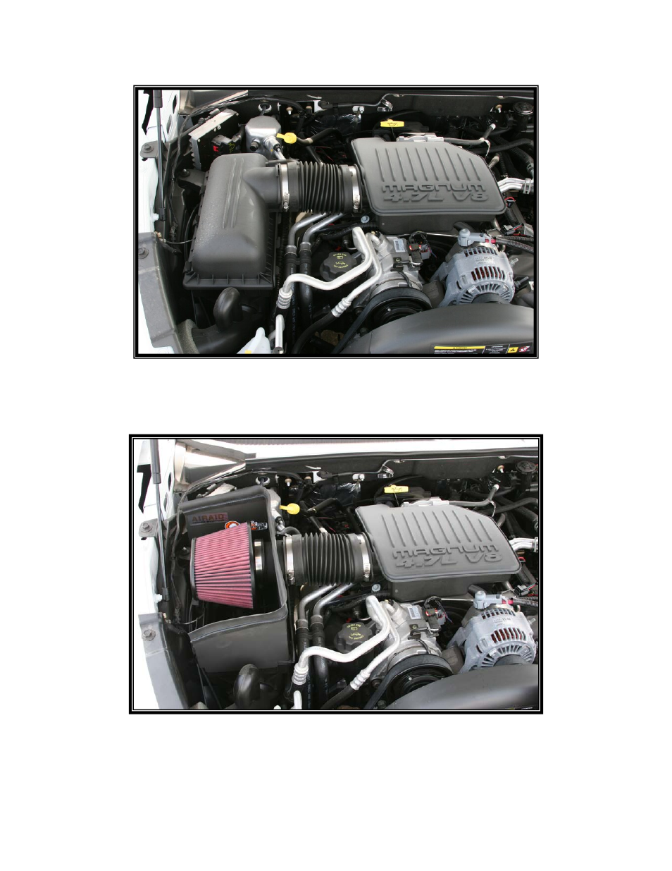 Before! after | Airaid 300-165 User Manual | Page 3 / 4