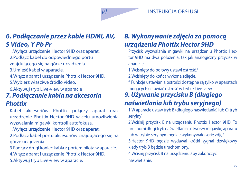 Phottix Hector 9HD User Manual | Page 29 / 58