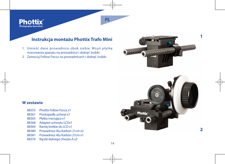 Pl instrukcja montażu phottix trafo mini | Phottix Trafo Mini User Manual | Page 15 / 26