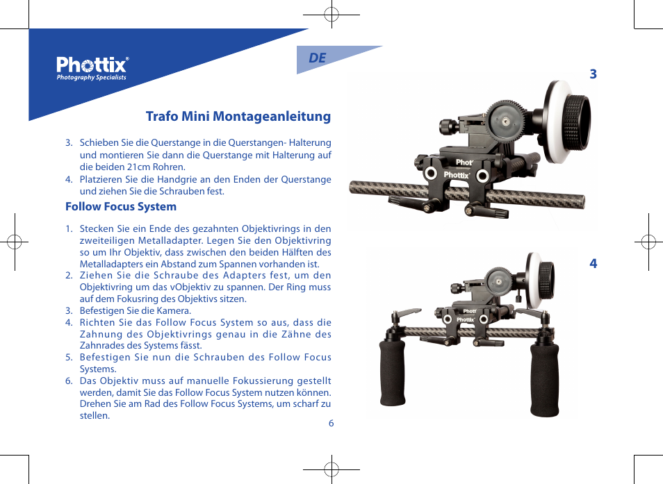 Trafo mini montageanleitung de | Phottix Trafo Mini User Manual | Page 7 / 26