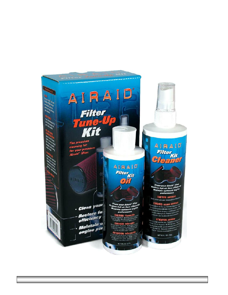 Don’t forget your airaid filter tune-up kit | Airaid 300-765 User Manual | Page 4 / 4