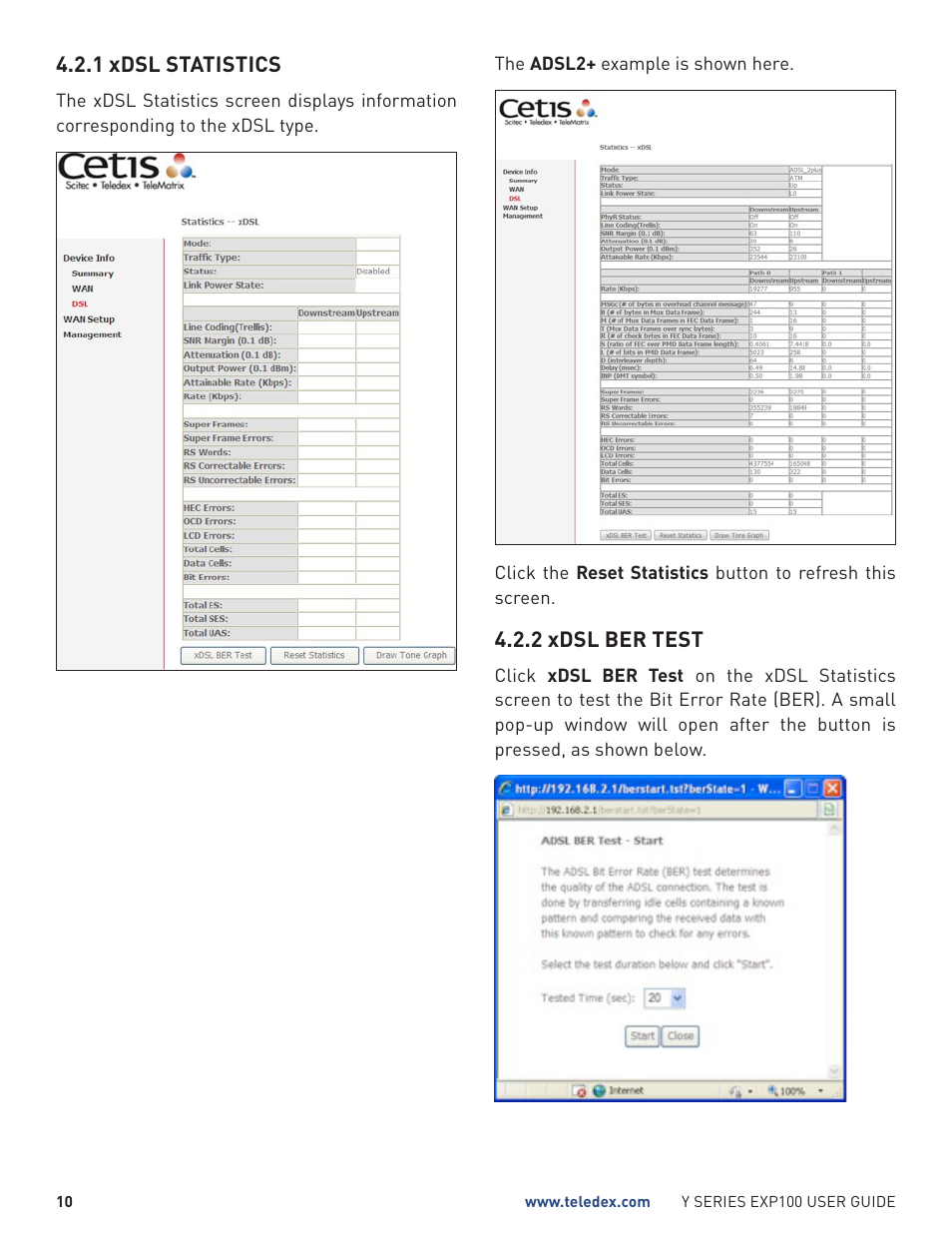 Teledex Y Series User Manual | Page 10 / 22