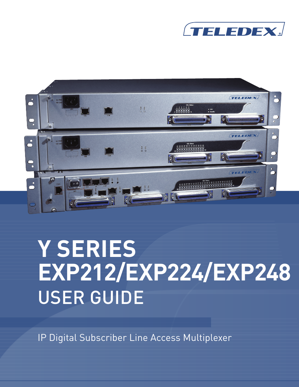 Teledex Y Series User Manual | 32 pages
