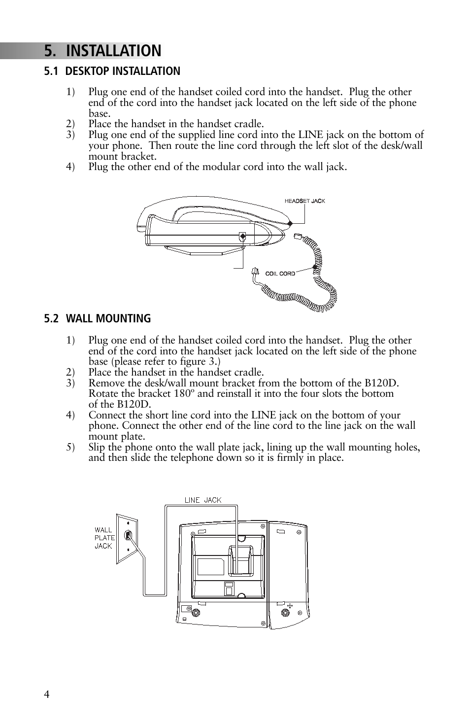 Installation | Teledex B-Series User Manual | Page 18 / 84