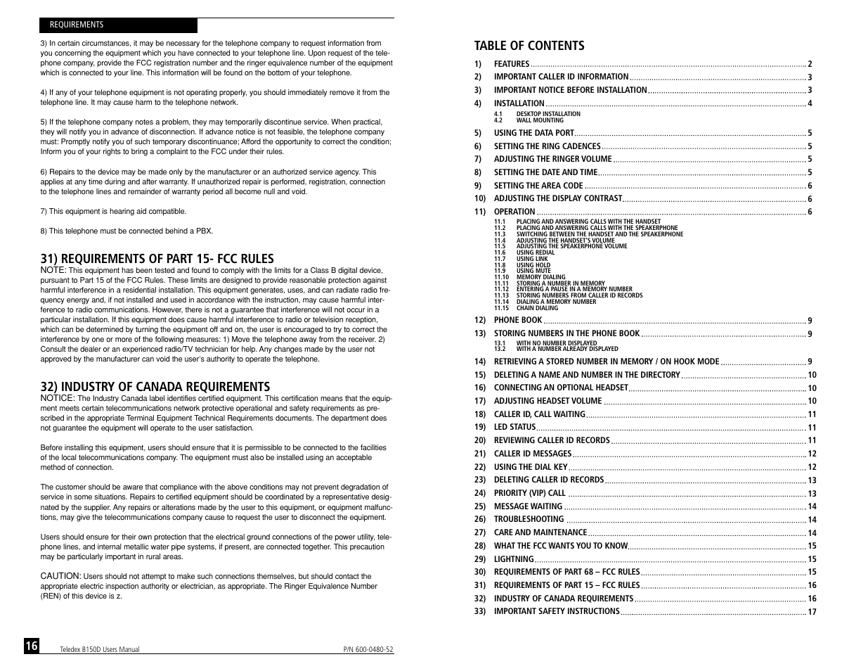 Teledex B-Series User Manual | Page 42 / 84