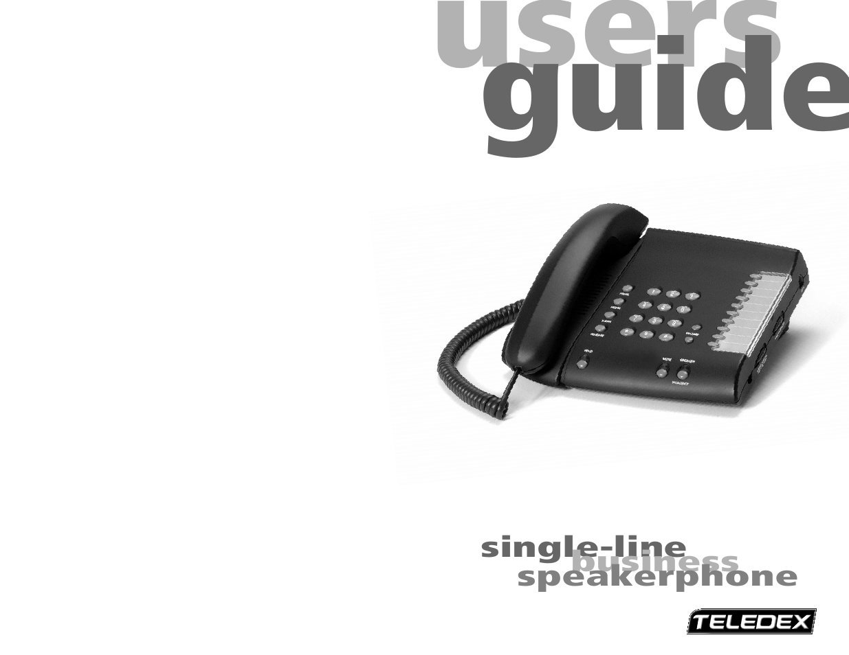 Users guide | Teledex B-Series User Manual | Page 7 / 84