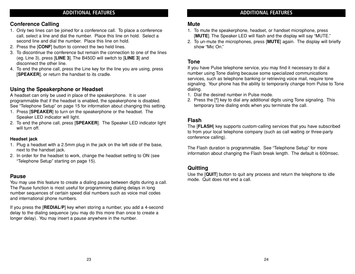 Teledex B-Series User Manual | Page 82 / 84