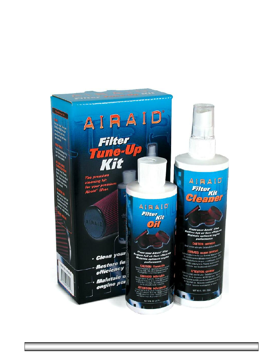 Don’t forget your airaid filter tune-up kit | Airaid 400-941 User Manual | Page 4 / 4