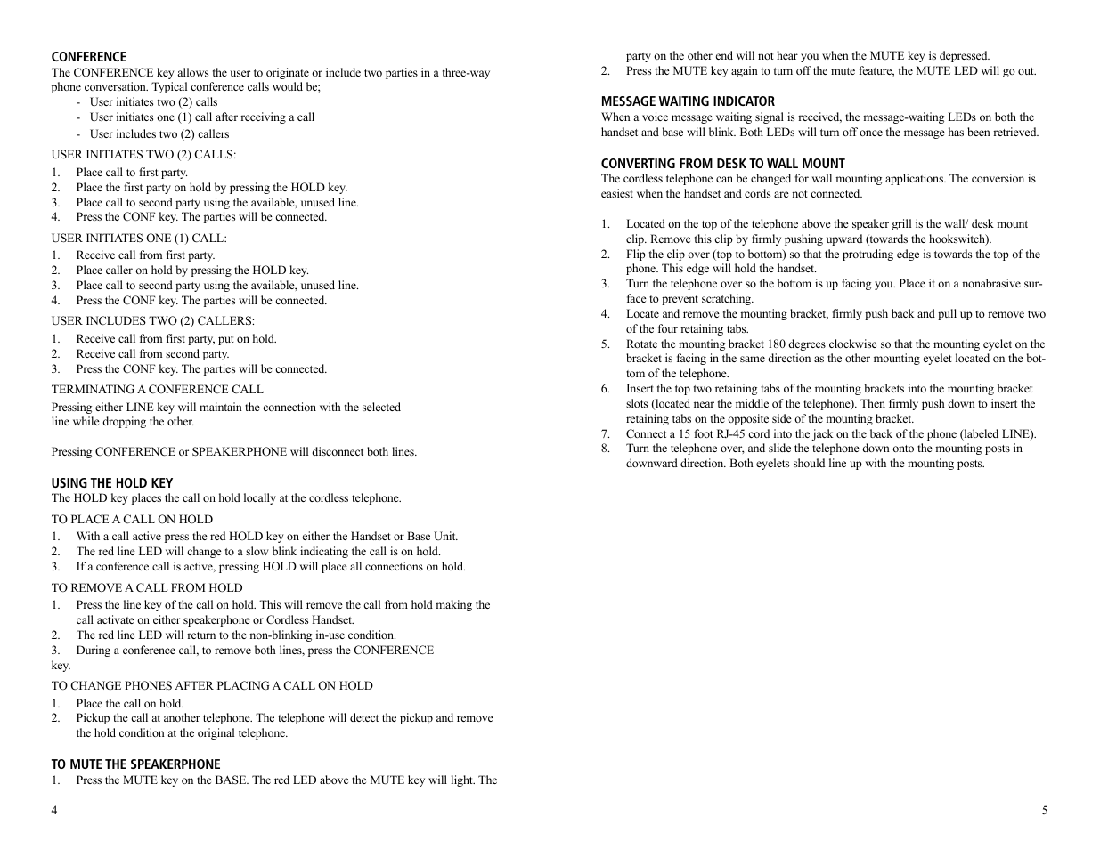 Teledex CL Series User Manual | Page 25 / 26
