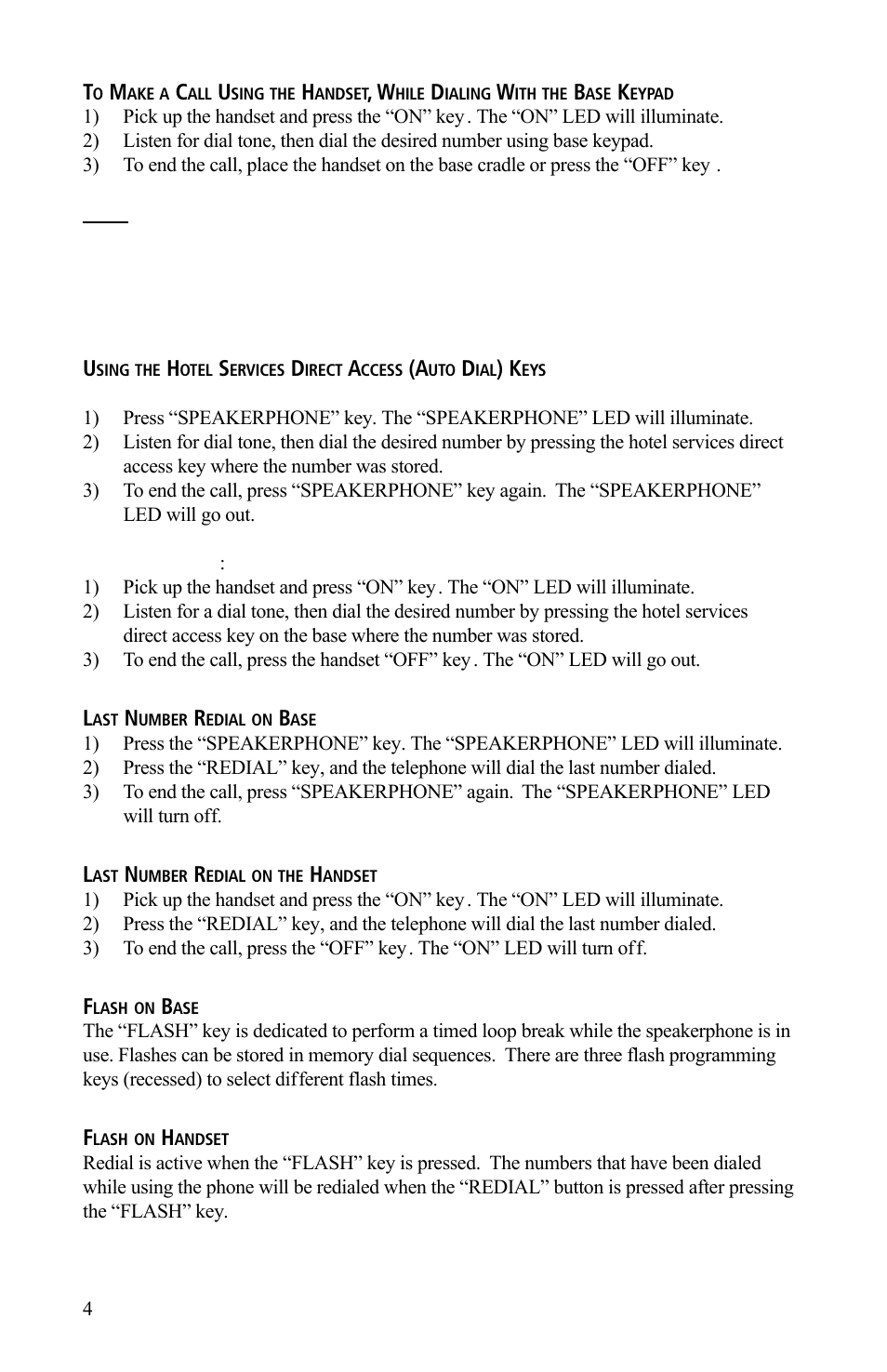 Teledex CL Series User Manual | Page 6 / 26