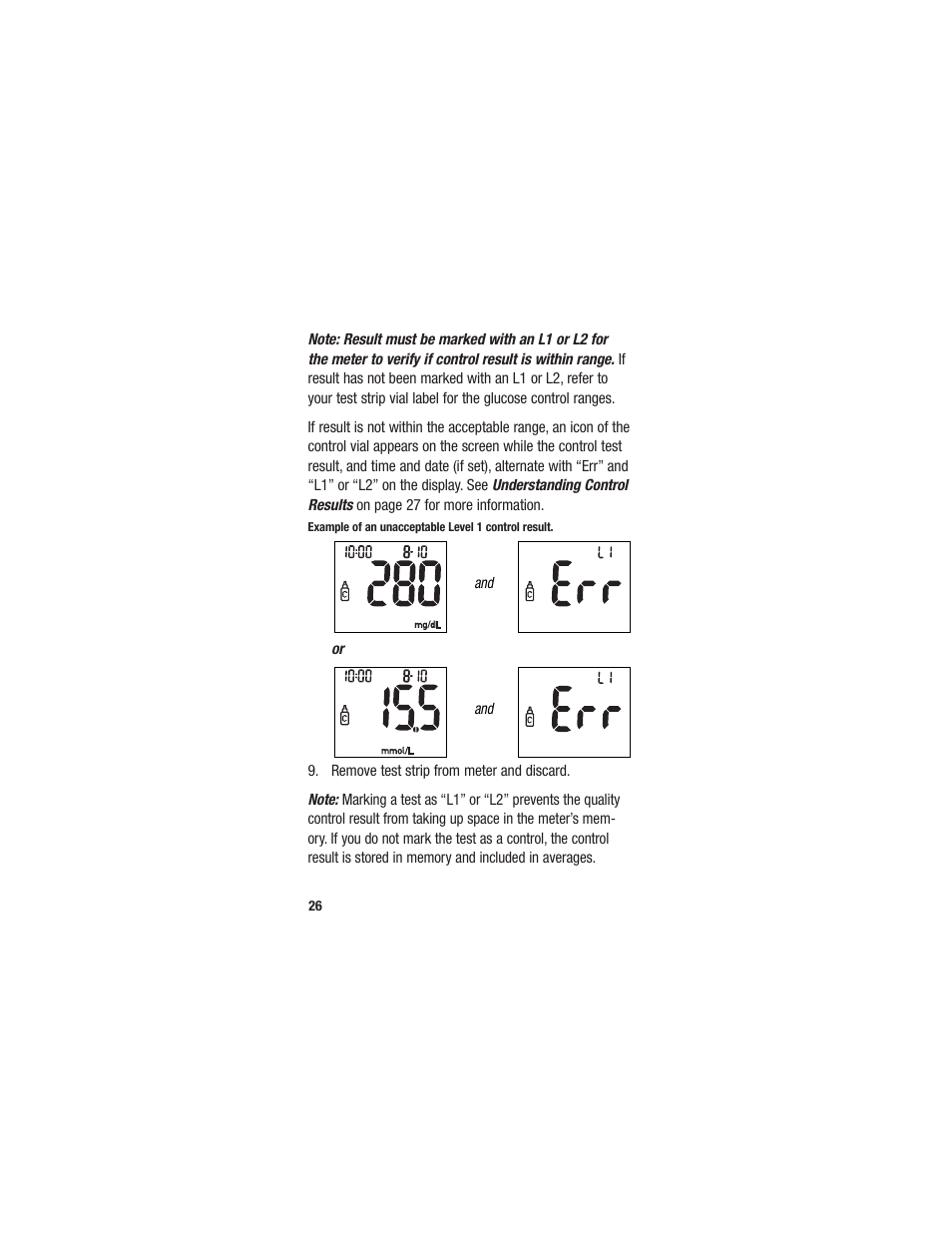 Accu-Chek Sensor User Manual | Page 36 / 63