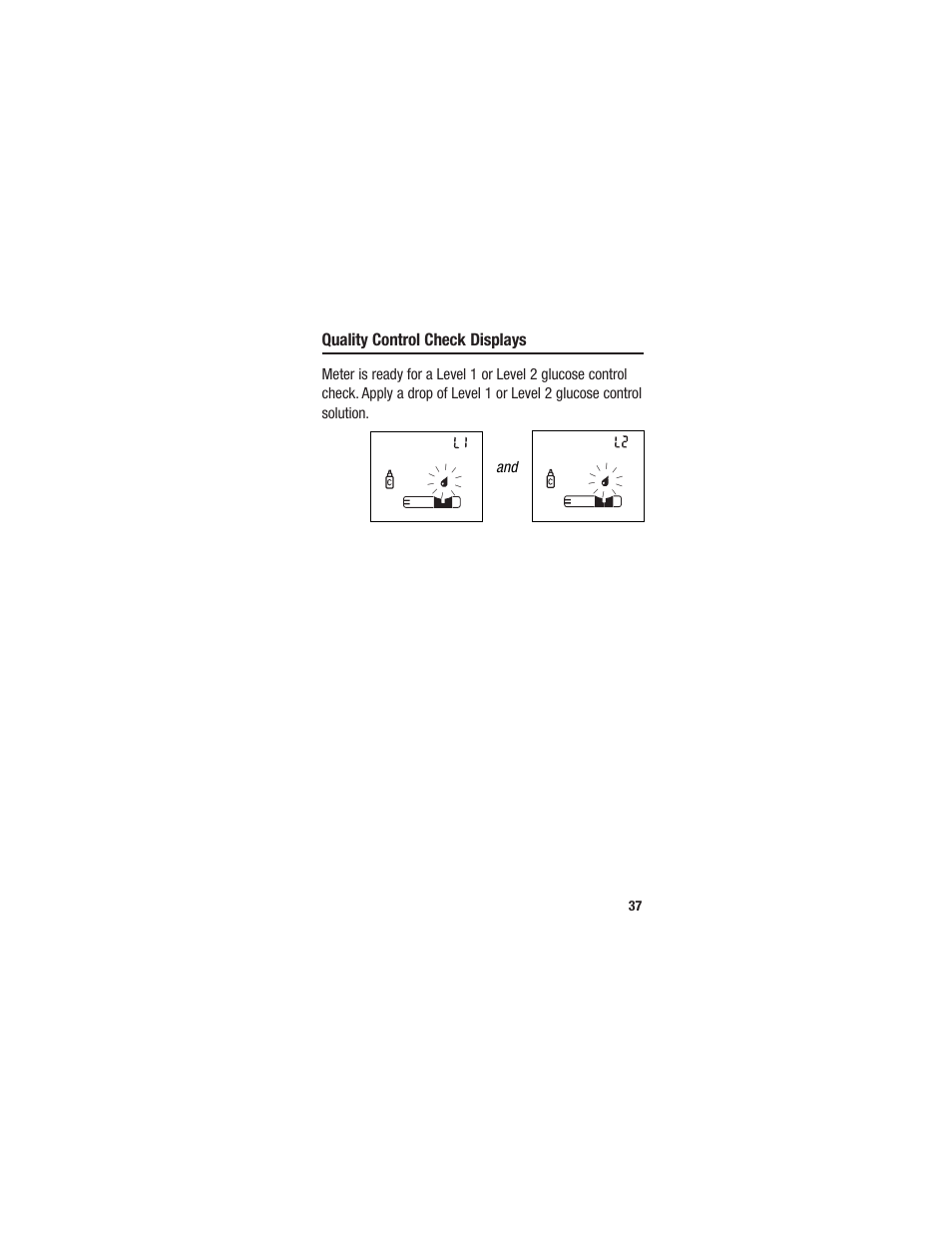 Quality control check displays | Accu-Chek Sensor User Manual | Page 47 / 63