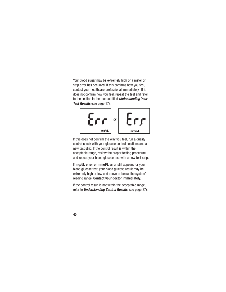 Accu-Chek Sensor User Manual | Page 50 / 63