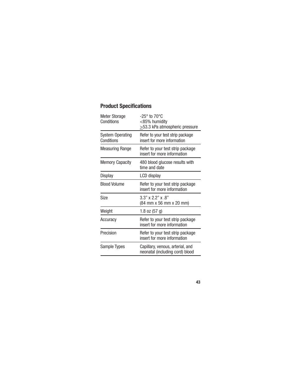 Accu-Chek Sensor User Manual | Page 53 / 63