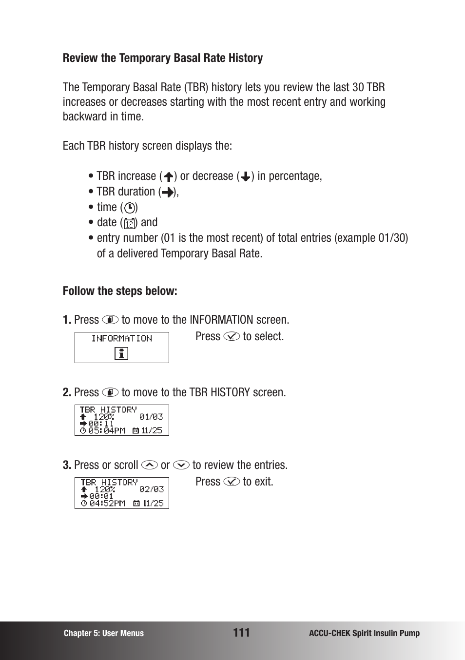 Accu-Chek insulin pump User Manual | Page 112 / 200