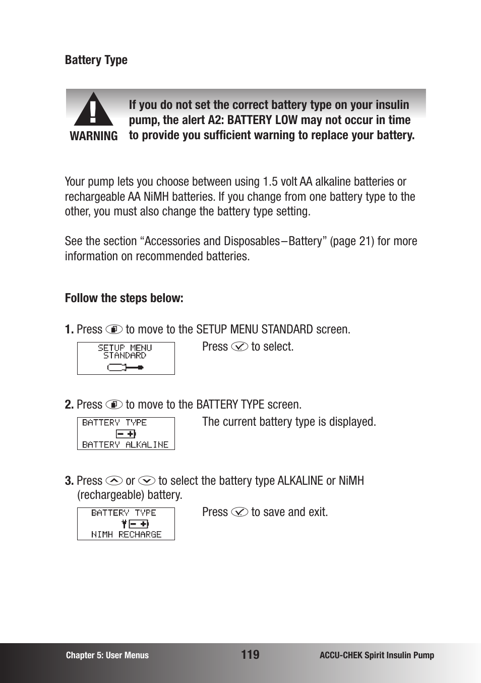 Accu-Chek insulin pump User Manual | Page 120 / 200