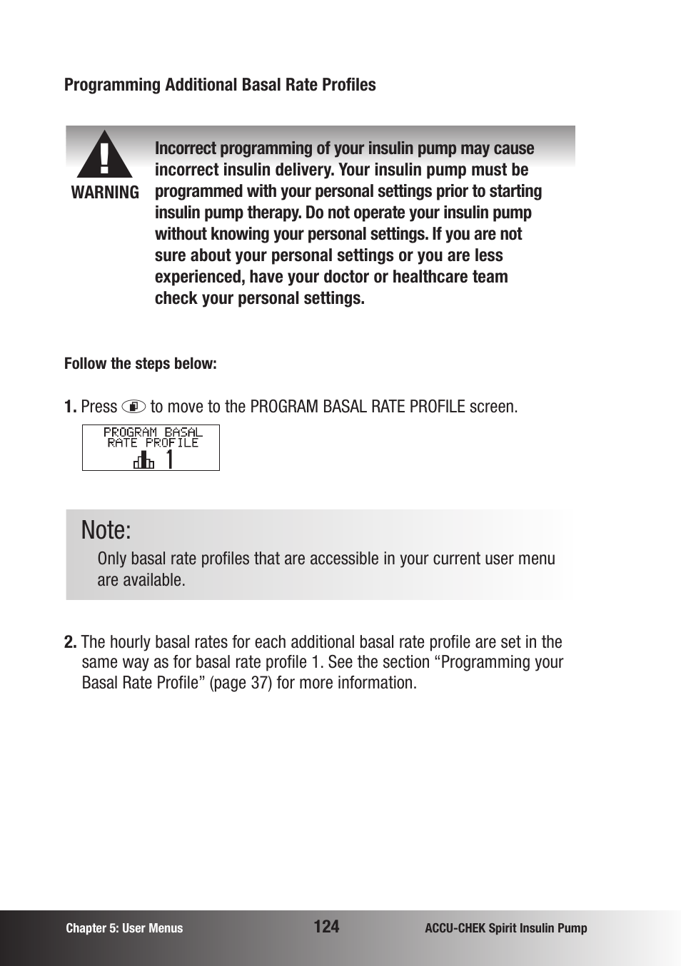 Accu-Chek insulin pump User Manual | Page 125 / 200