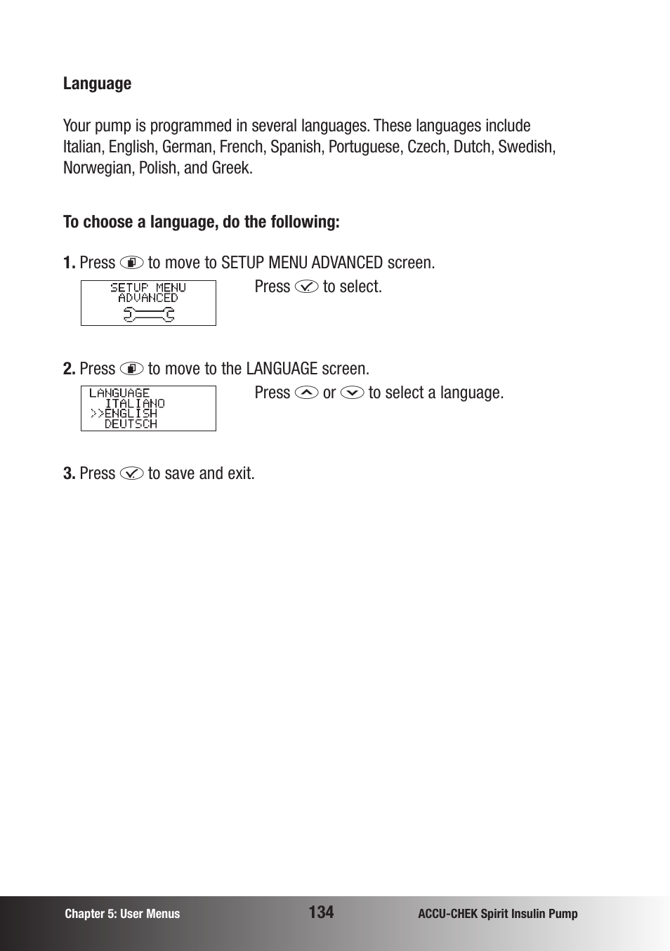 Accu-Chek insulin pump User Manual | Page 135 / 200