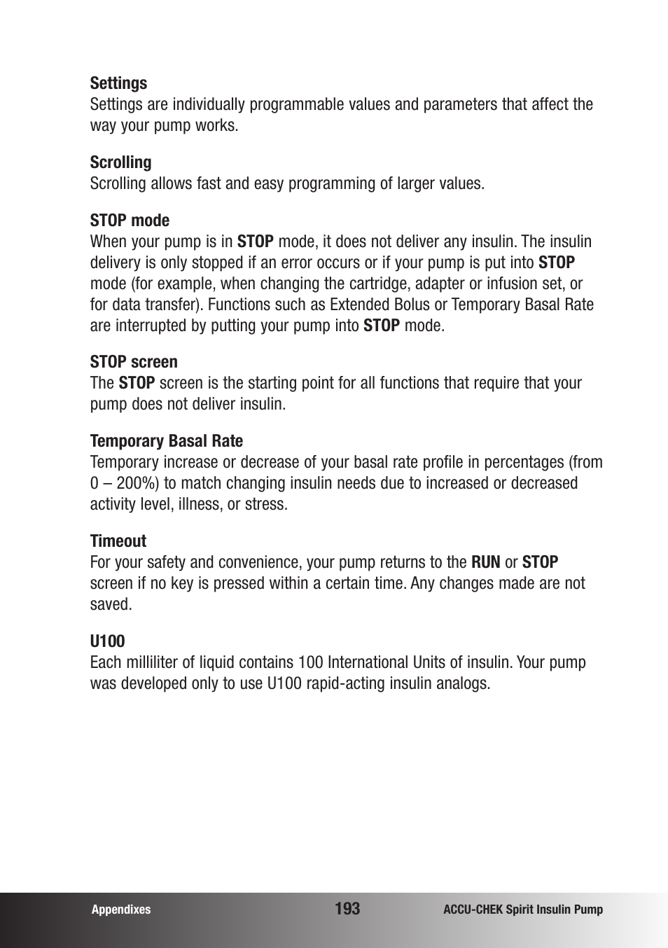 Accu-Chek insulin pump User Manual | Page 194 / 200