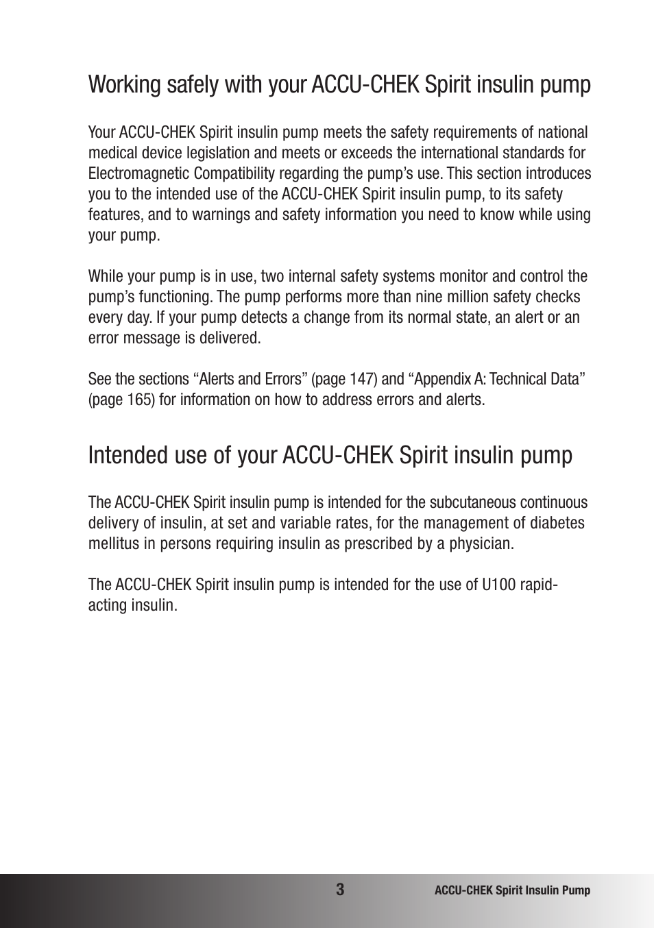 Intended use of your accu-chek spirit insulin pump | Accu-Chek insulin pump User Manual | Page 4 / 200