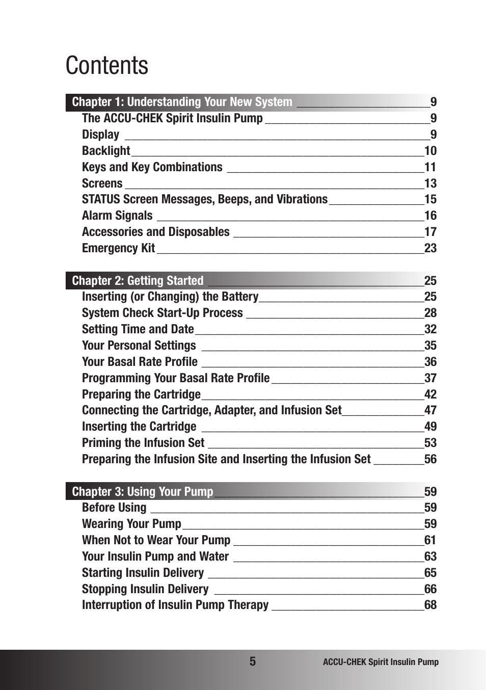 Accu-Chek insulin pump User Manual | Page 6 / 200