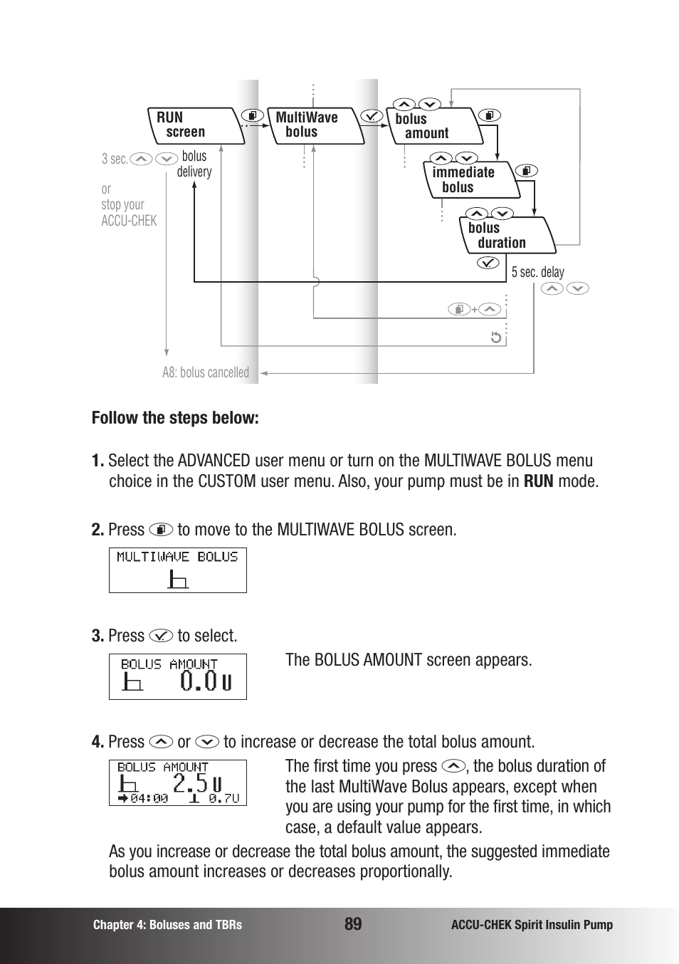 Accu-Chek insulin pump User Manual | Page 90 / 200