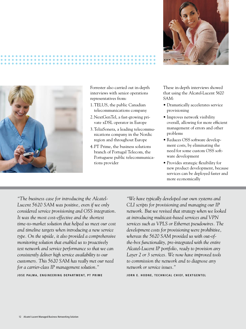 Alcatel-Lucent Managed Business Network User Manual | Page 12 / 20